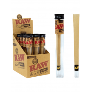 RAW DLX Glass Tipped Cones - (Display of 12)